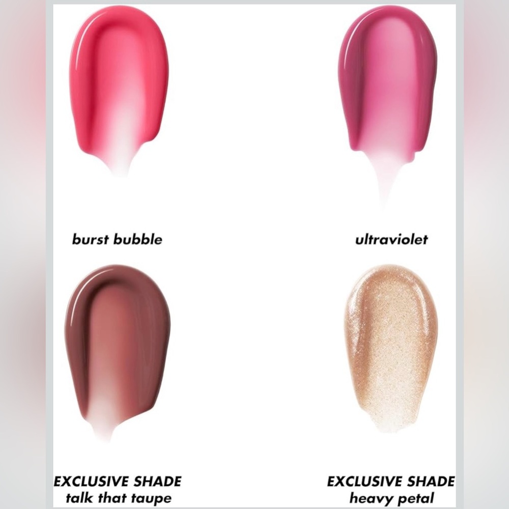 ELF PLUMPING LIP OIL SET “GLOW REVIVER” 4pk SET W/TWO EXCLUSIVE COLOURS - NEW! - Picture 5 of 16